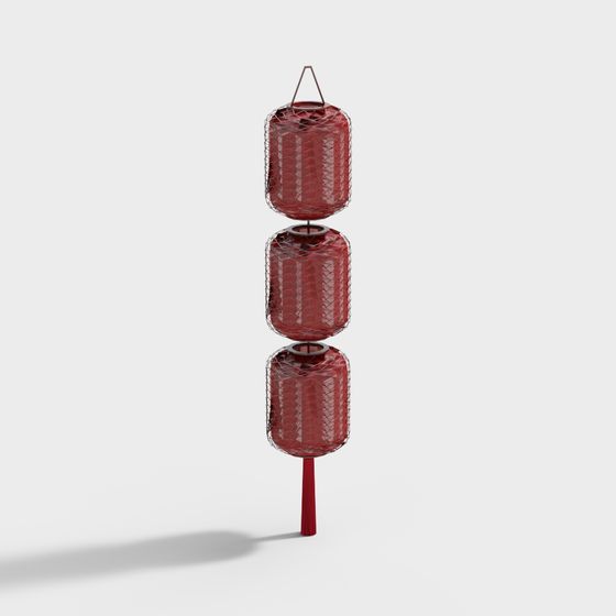 Hanging Lantern 3D model with Unique Design