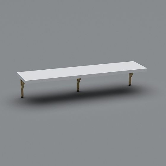 Urban Bench 3D model for Modern Aesthetics