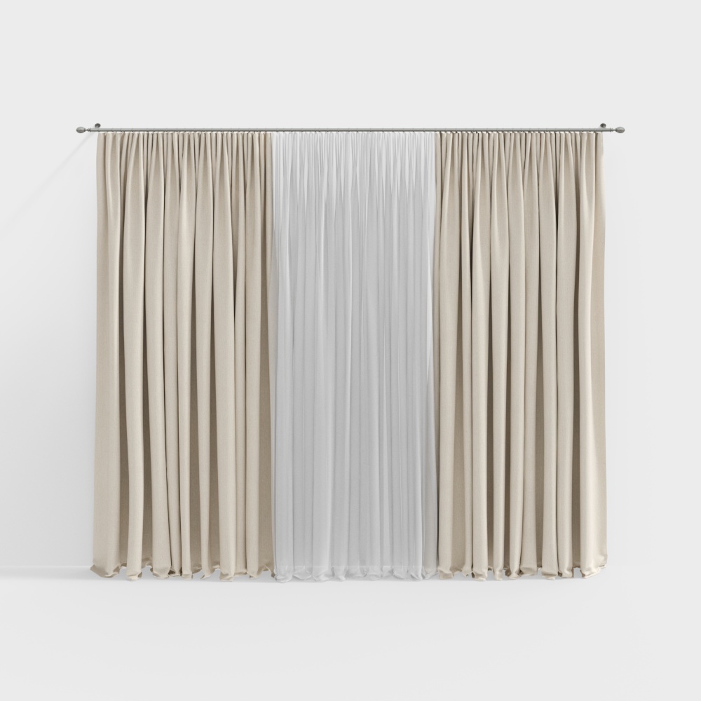 세트 공간 커튼