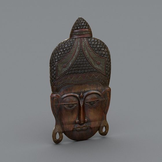 Antique Mask 3D Model