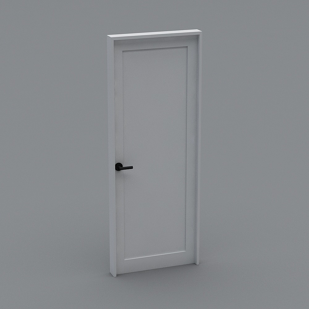 Minimalist 3D Door Model for Modern Interiors