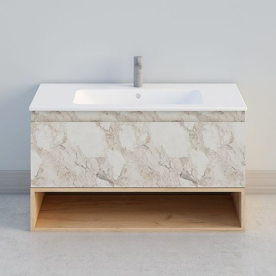 Marble Vanity 3D model for Modern Interiors