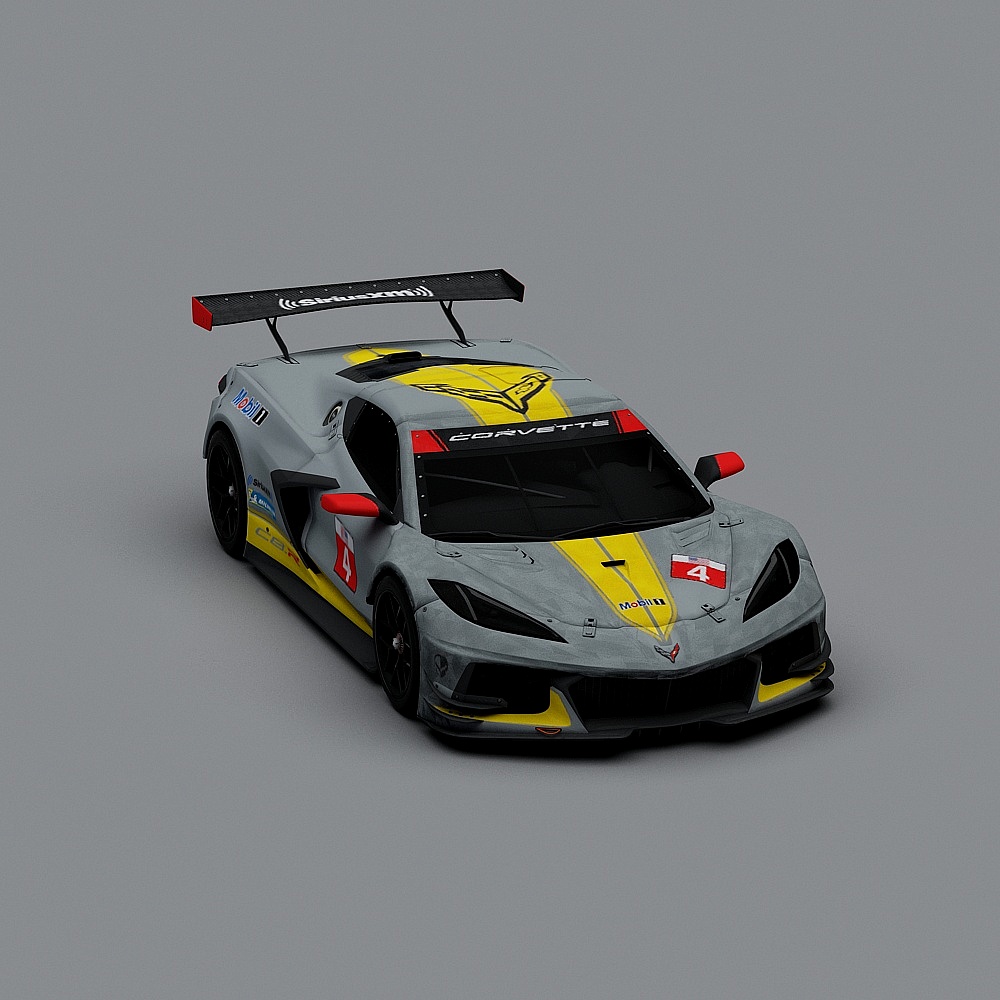 Corvette Racer 3D model