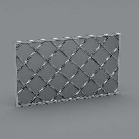 Diamond Mesh Decor Panel 3D model