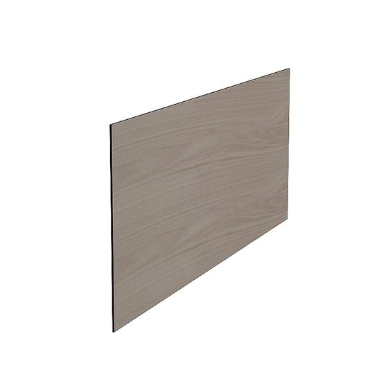 Straight Skirting Line 3D Model in Brown