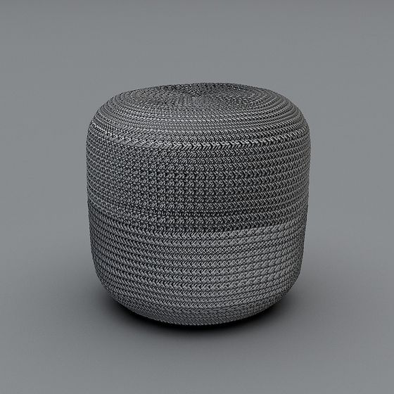 Woven Stool 3D model for Modern Interiors
