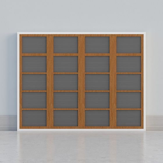 Stylish Modern Window Frame 3D model