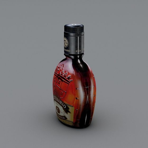 Vintage Centenario Ron 7 Especial 3D model