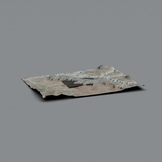 Desert Oasis 3D model