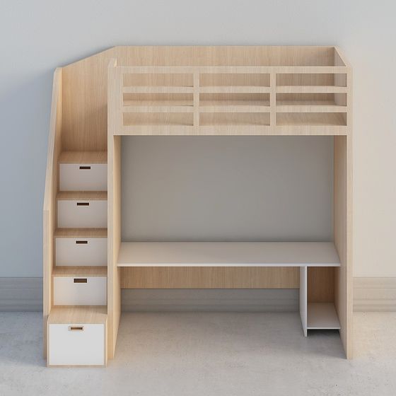 Multipurpose Storage Bed 3D model