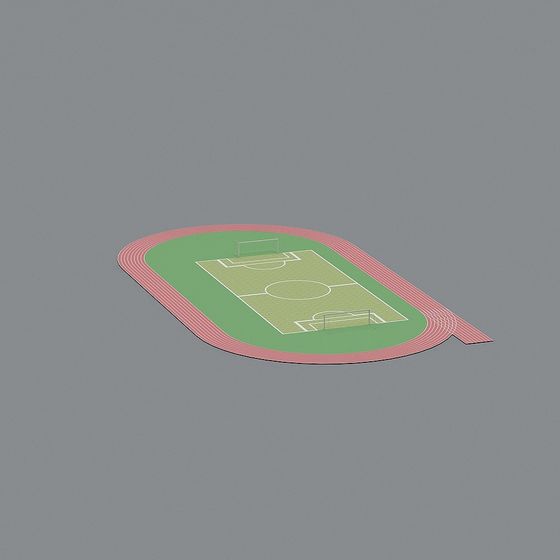 Runway Stadium 3D Model
