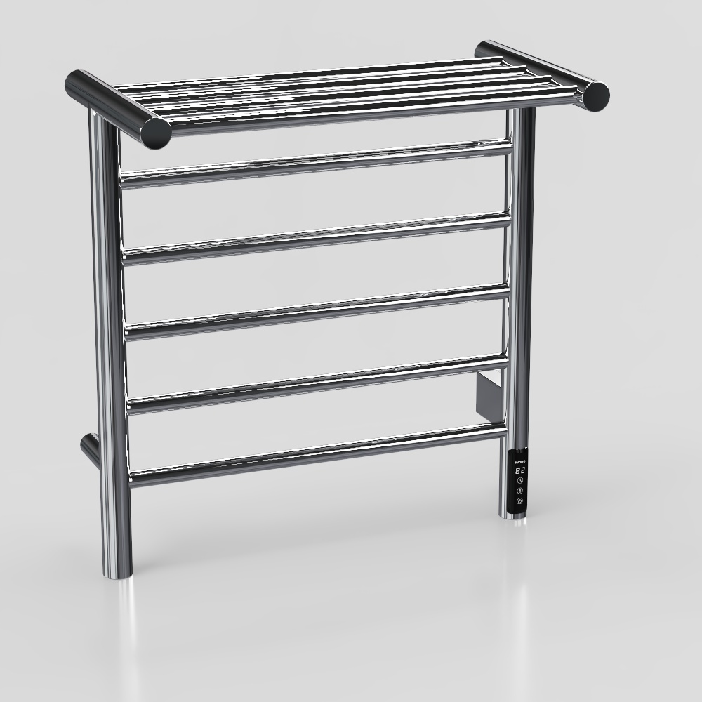 High-end modern model-carbon fiber electric towel rack-E401-2 stainless steel