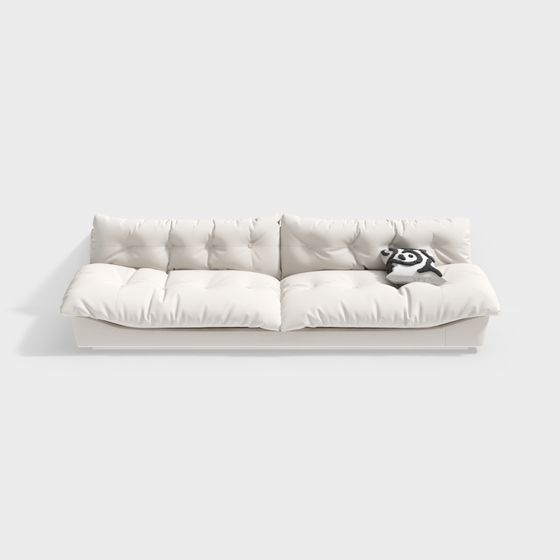 Contemporary Minimalist Sofa 3D model for Stylish Interiors