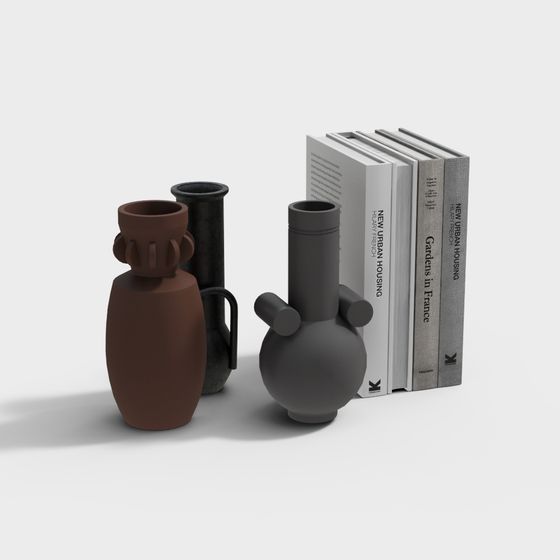 Urban Corner Decor 3D Model