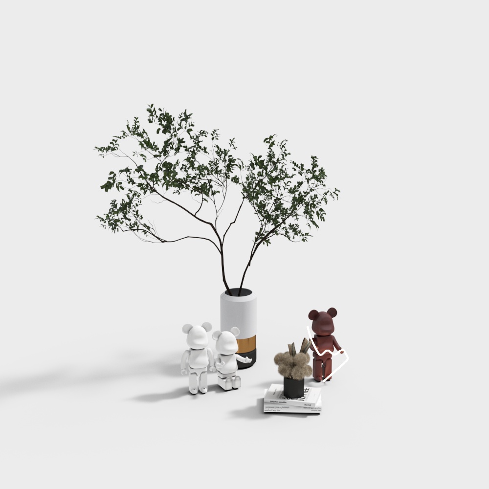 Modern jewelry decoration combination