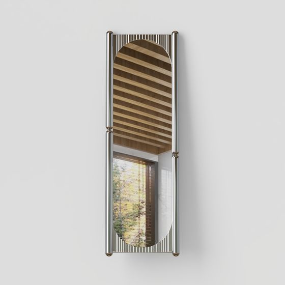 Arched Mirror 3D model