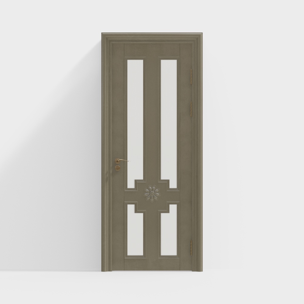 French Bathroom Door