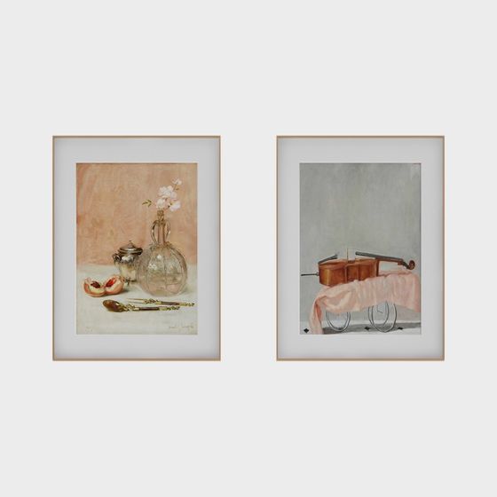 Still Life Diptych 3D Model