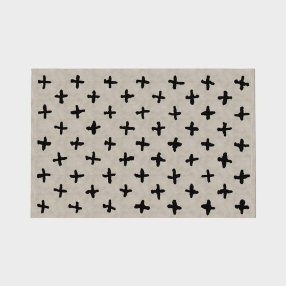 Cross Rug 3D Model for Contemporary Design
