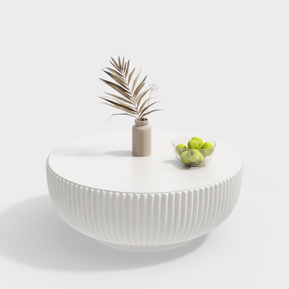 современный кремовый кофейный столик