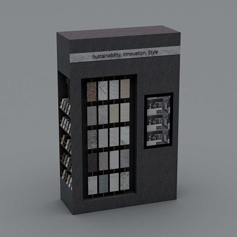 Sleek Modern Low-Polygon 3D Model