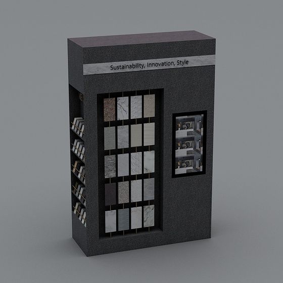 Sleek Modern Low-Polygon 3D Model