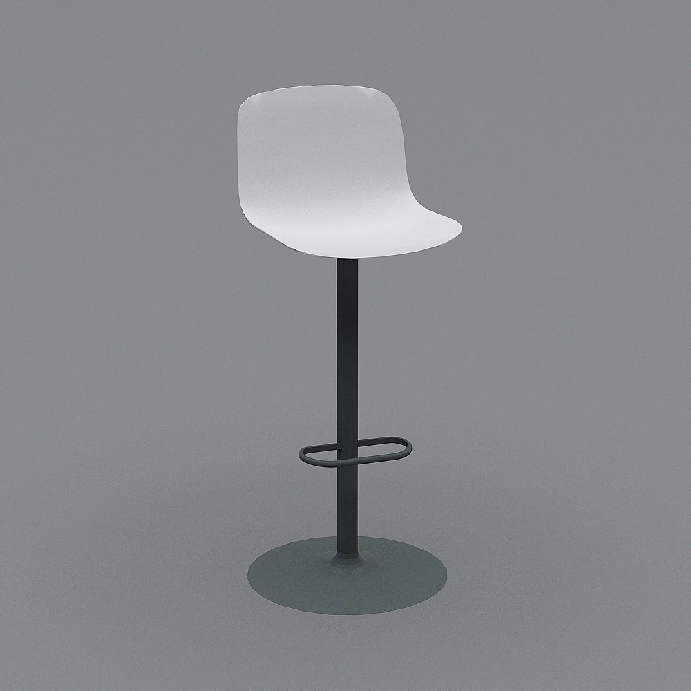 Tabouret de bar bas avec vérin à gaz