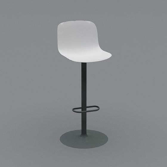 Tabouret de bar bas avec vérin à gaz