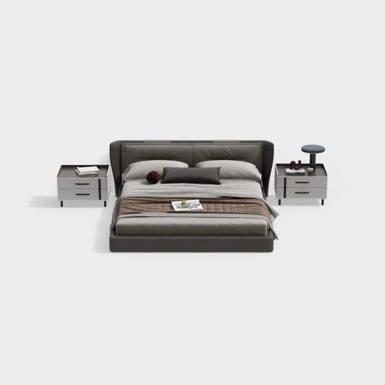 Molteni 모던 더블 침대 세트