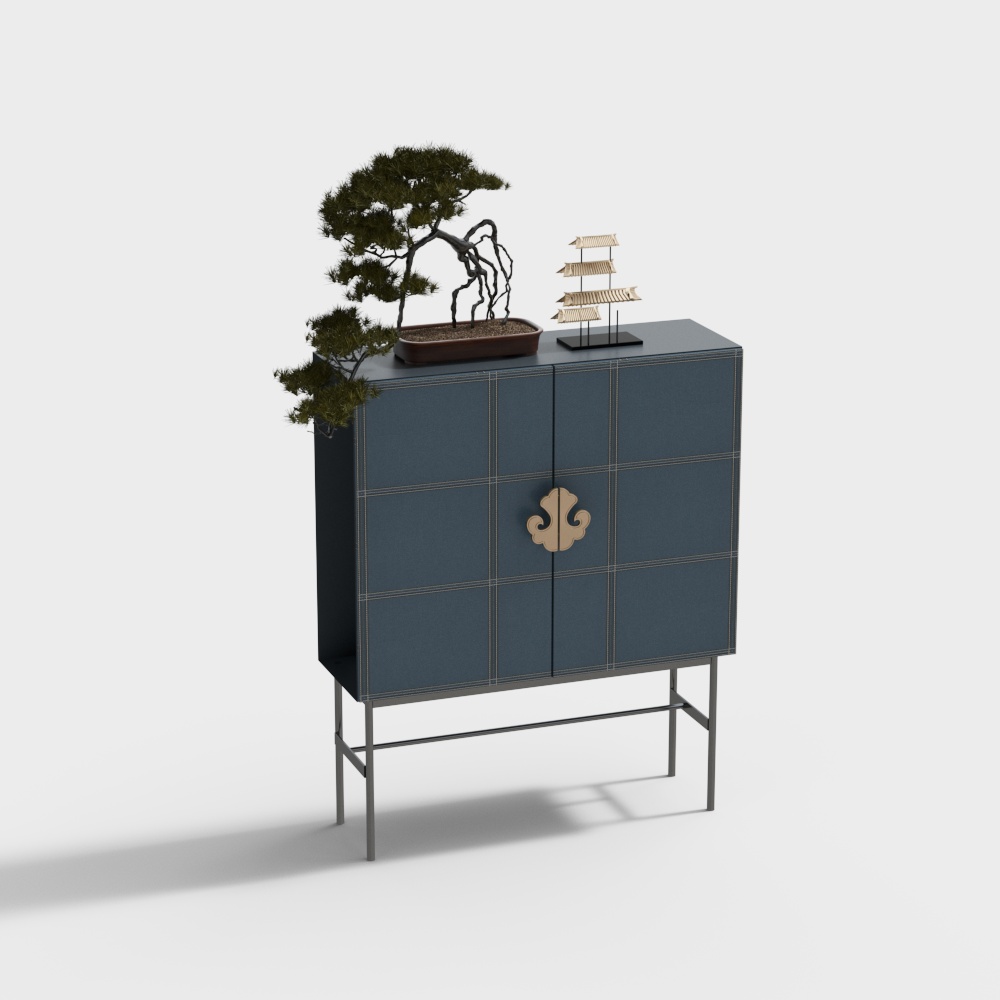 Neo-Chinese Decorative Cabinet