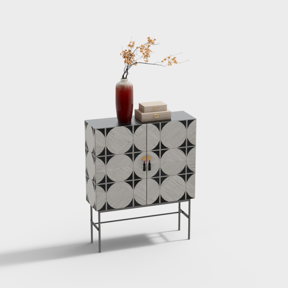 Neo-Chinese Decorative Cabinet