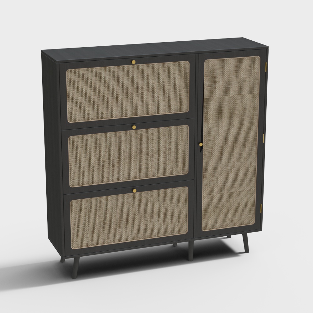 侘寂風格裝飾櫃