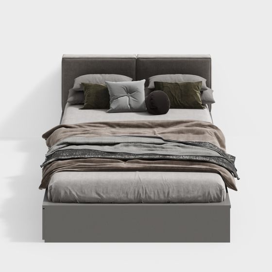 Urban Retreat Bed 3D model