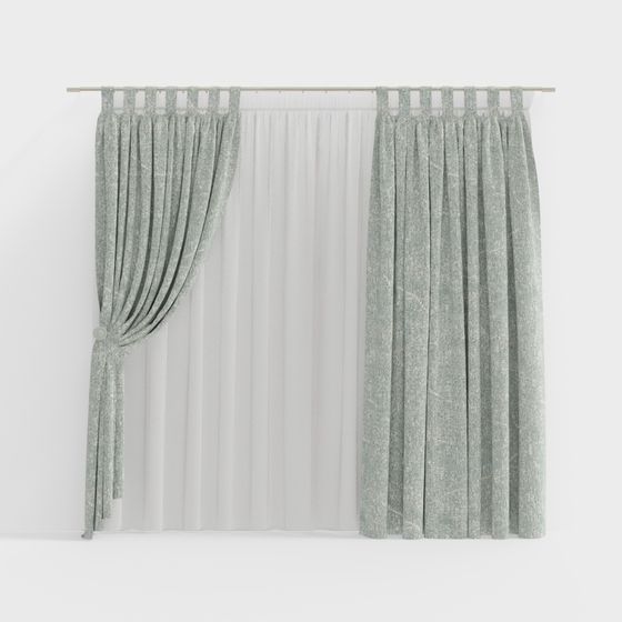 พื้นที่ออกแบบ - ทะเลปะการัง - ความแม่นยำสูง - M83798-3- ม่าน 290 ซม.