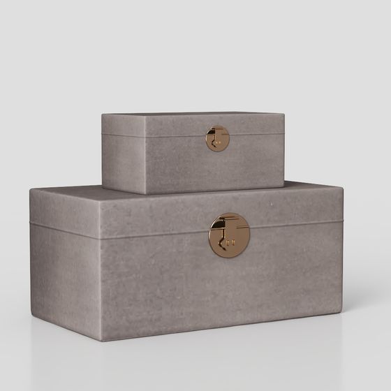 Contemporary Storage Box 3D model