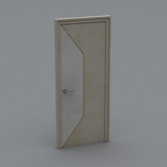 Modern Minimalist 3D Door Model