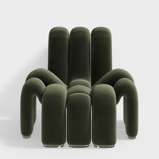 Unique Low Poly Chair 3D model