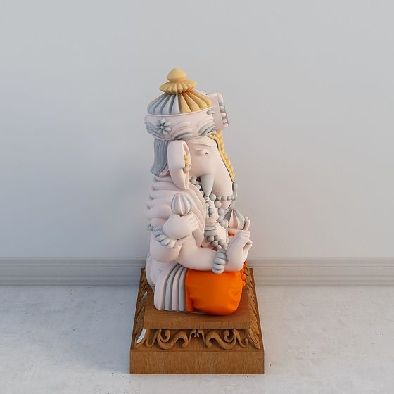 Stunning Ganesh 3D Model with High Detail