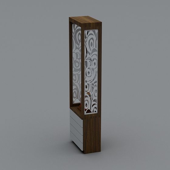 Lattice Display Cabinet 3D model