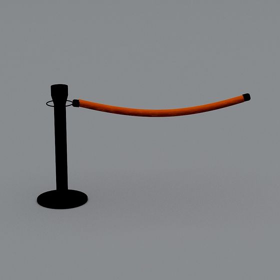 Elegant Barrier Low-Poly 3D model