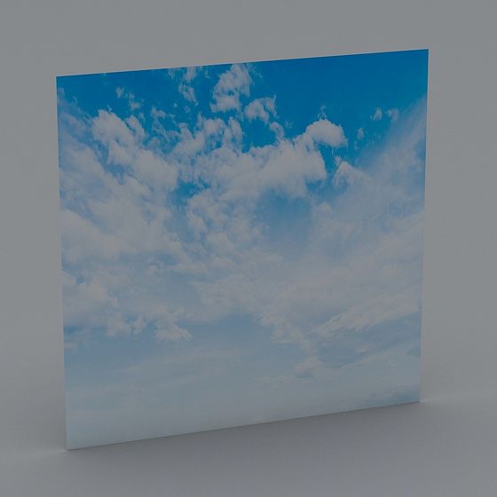 Realistic Cloud Layer 3D model