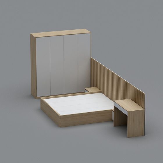 Urban Retreat Bedroom 3D model