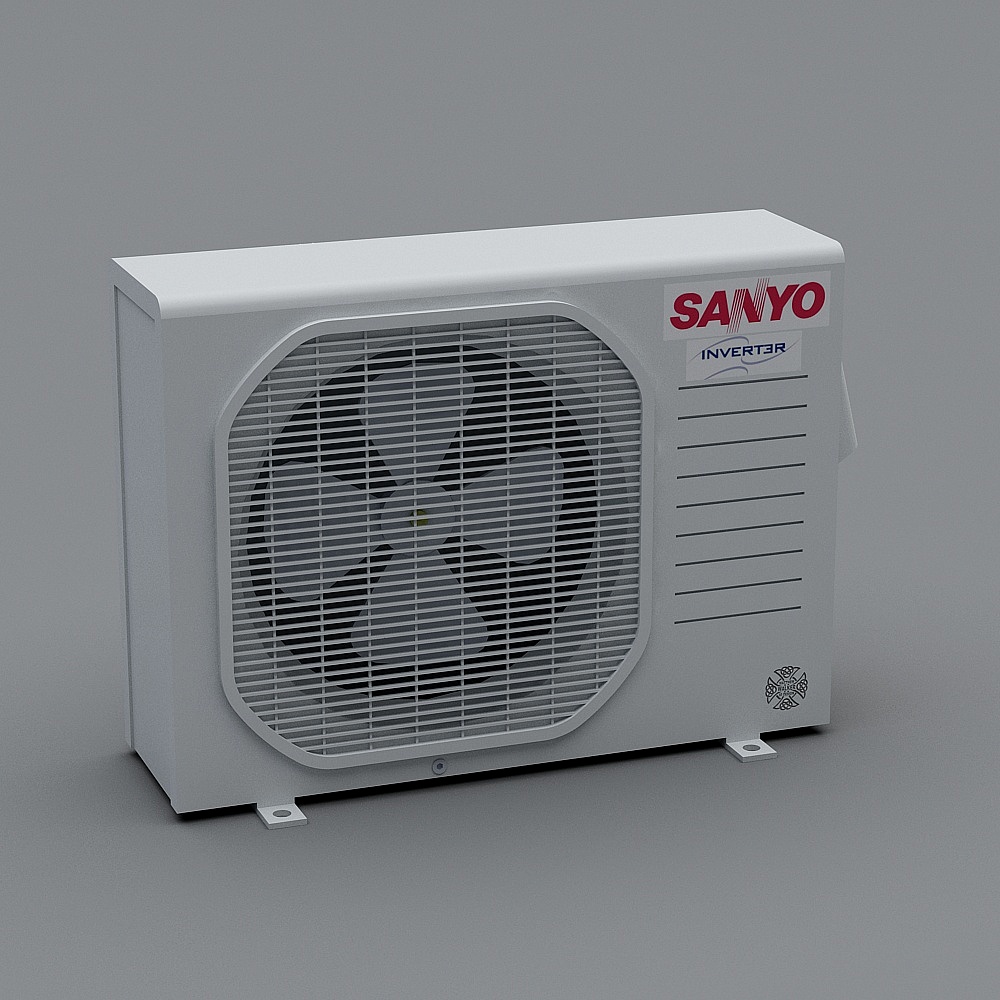 Sanyo Inverter Air Conditioner 3D model