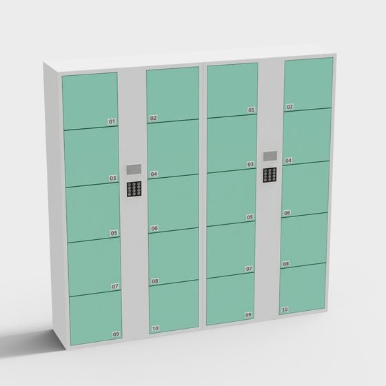 Modern Smart Storage Cabinet 3D model