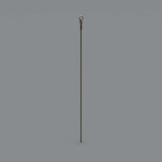Rope with Hook 3D model