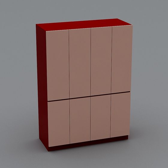 Stylish Storage Cabinet 3D model