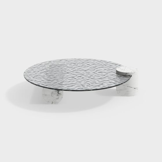Flowing Round Table 3D model
