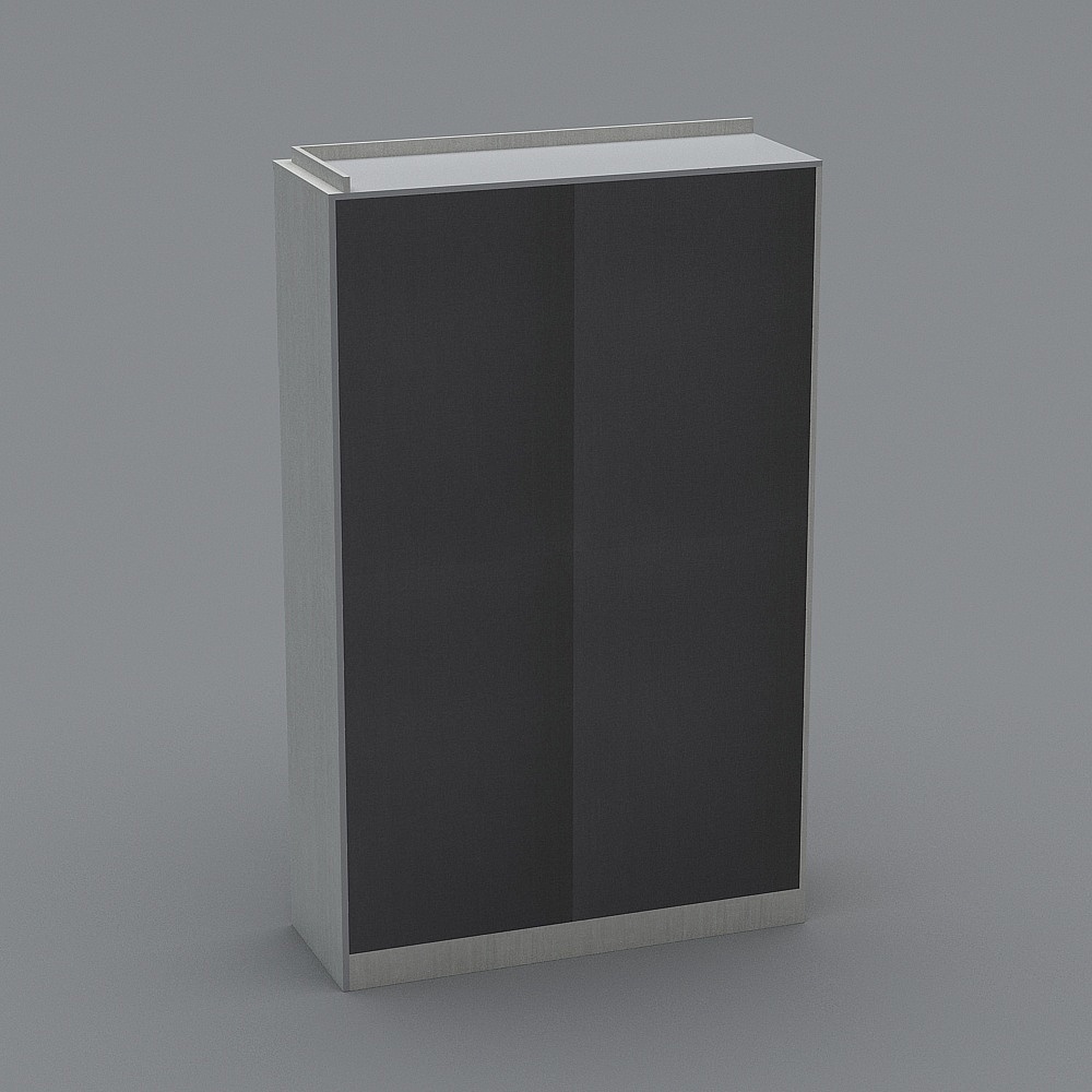 Stylish Urban Bookshelf 3D model