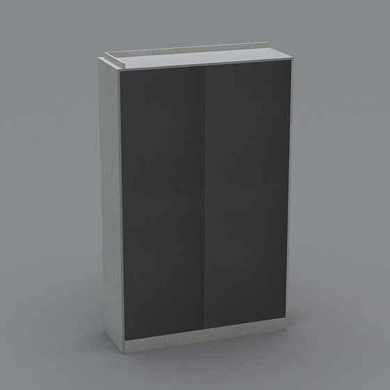 Stylish Urban Bookshelf 3D model