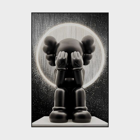 Eye-Covering Bear 3D Model